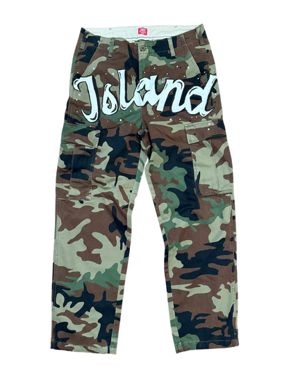 "Spiritual War" Camouflage Cargos