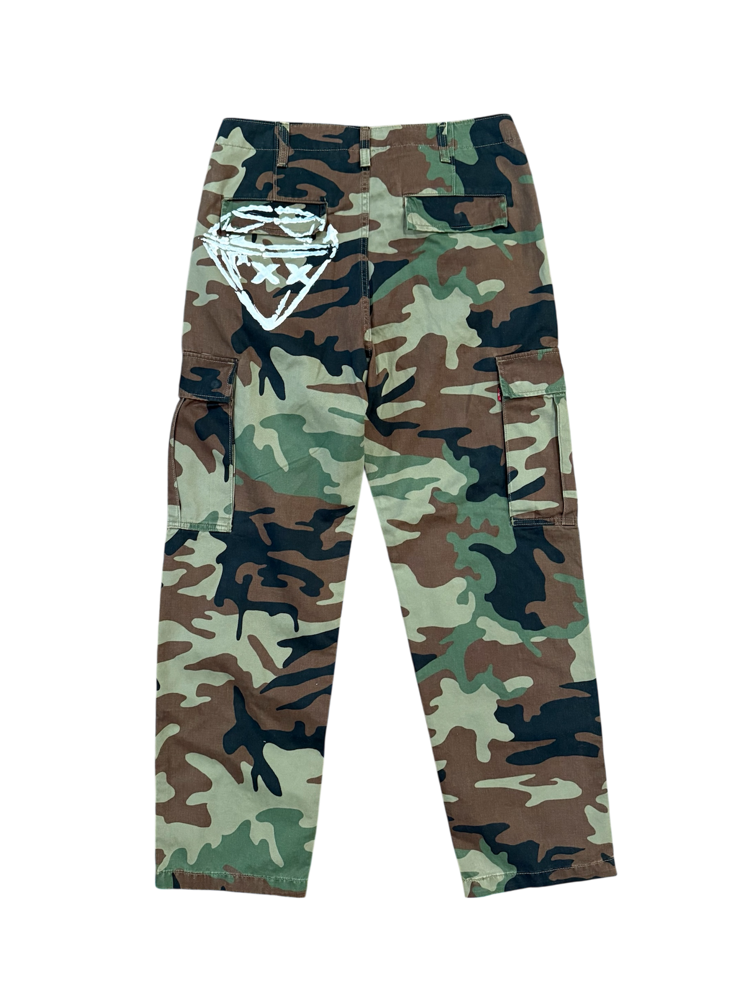"Spiritual War" Camouflage Cargos