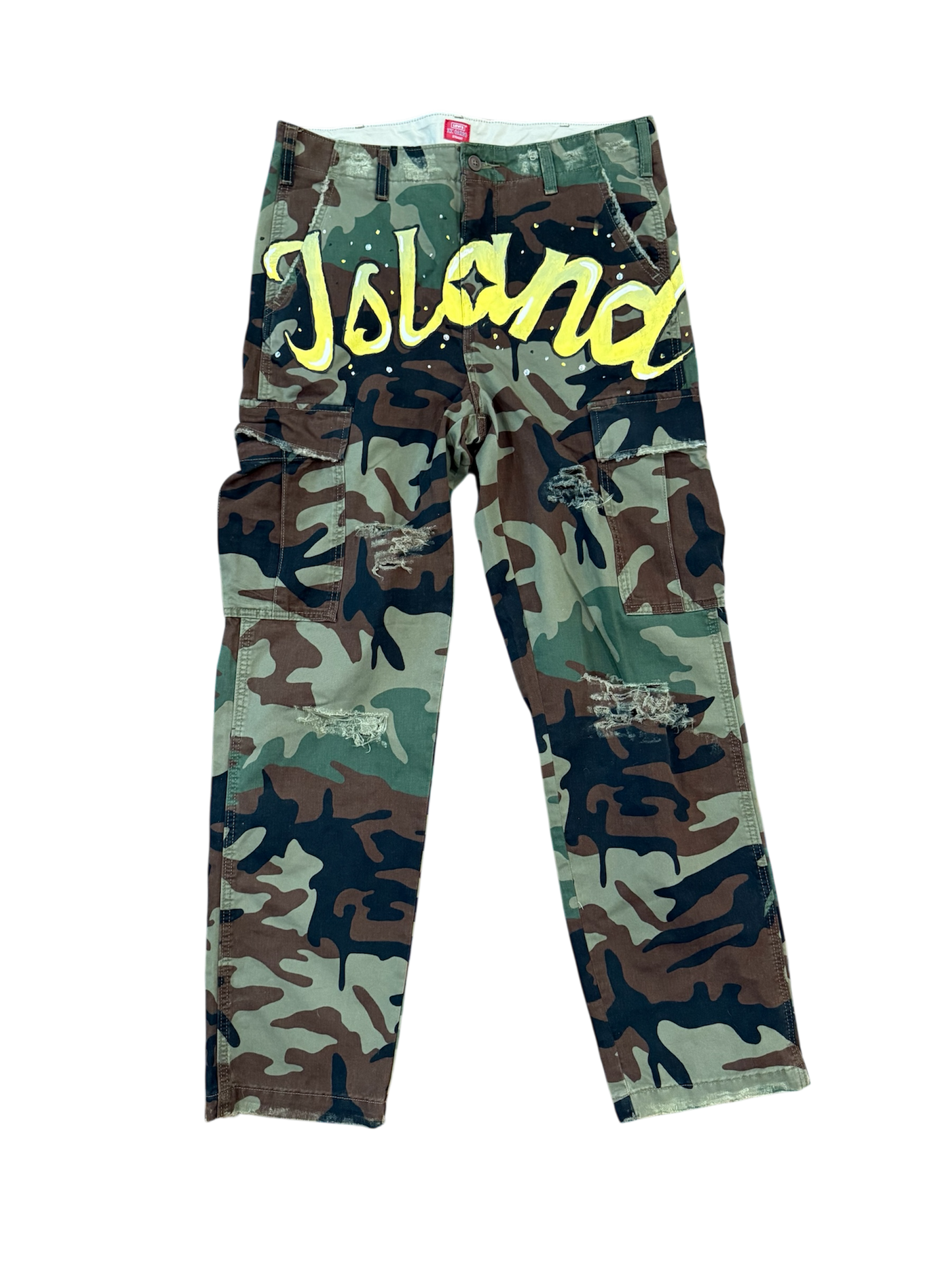 "Spiritual War" Camouflage Cargos