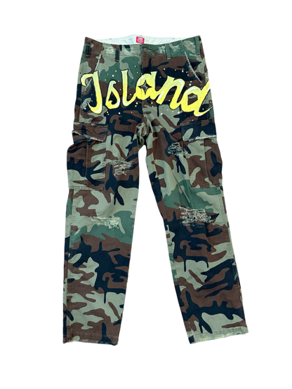 "Spiritual War" Camouflage Cargos