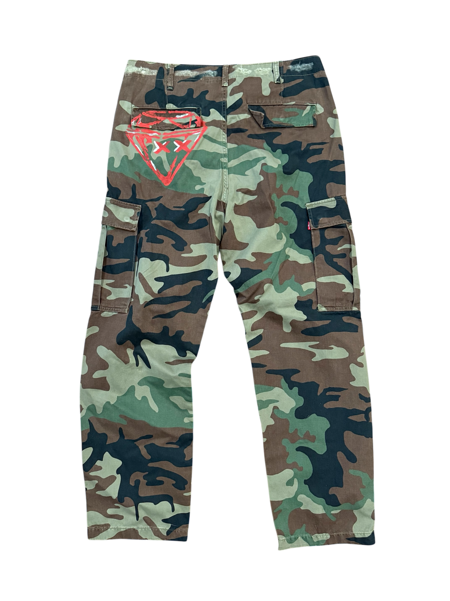 "Spiritual War" Camouflage Cargos