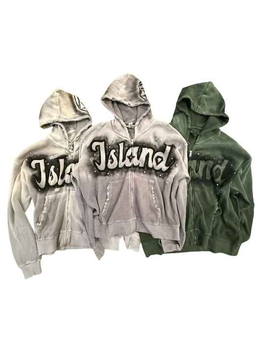 "Aura" Thermal Zip Up