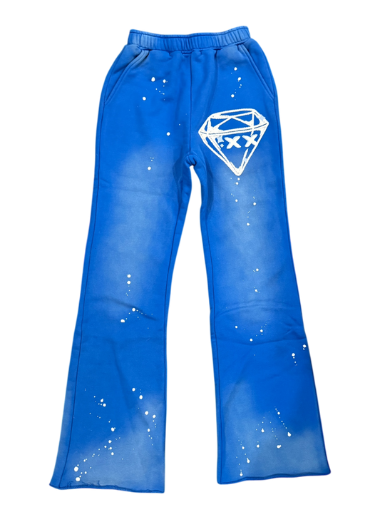 Blue Flare Sweats
